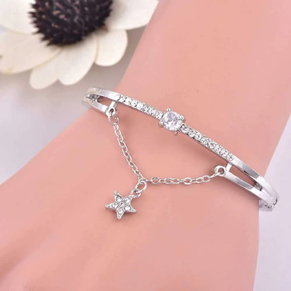 Star Drop Cuff Bracelet