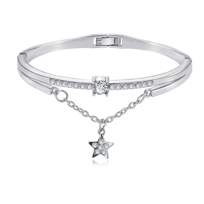 Star Drop Cuff Bracelet