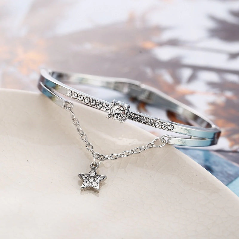 Star Drop Cuff Bracelet