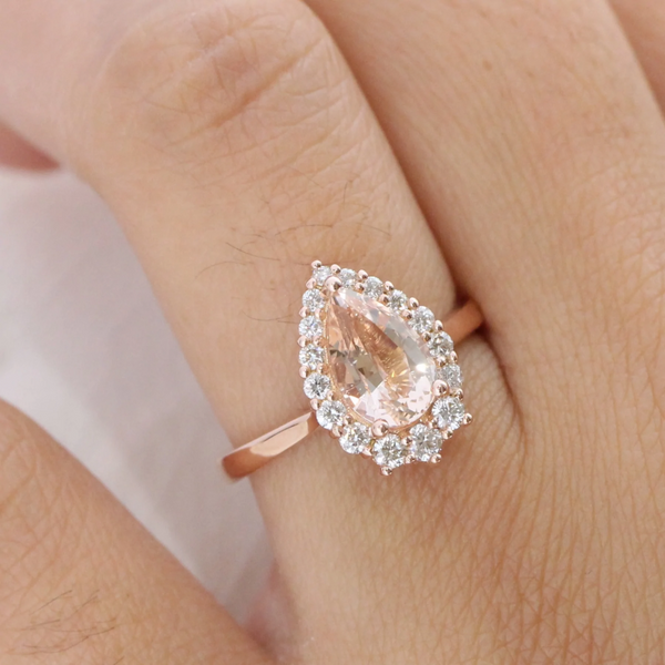 Rose Gold Crystal Ring