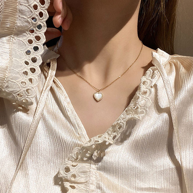 Ivory Heart Necklace