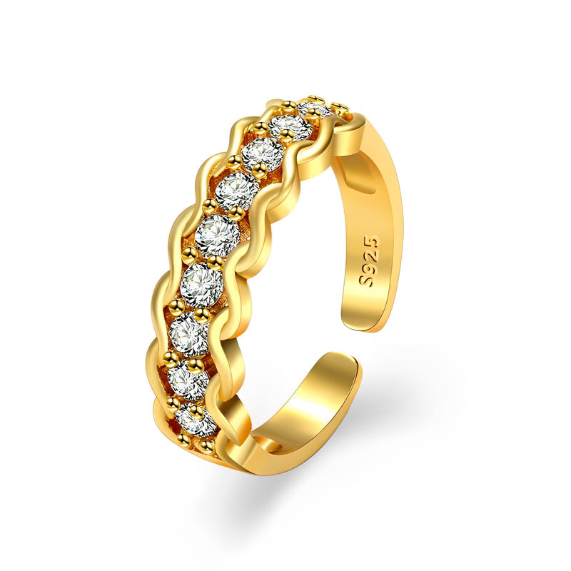 A picture of a Gold Aria Ring