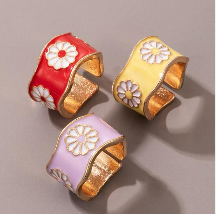 Y2K Daisy Rings