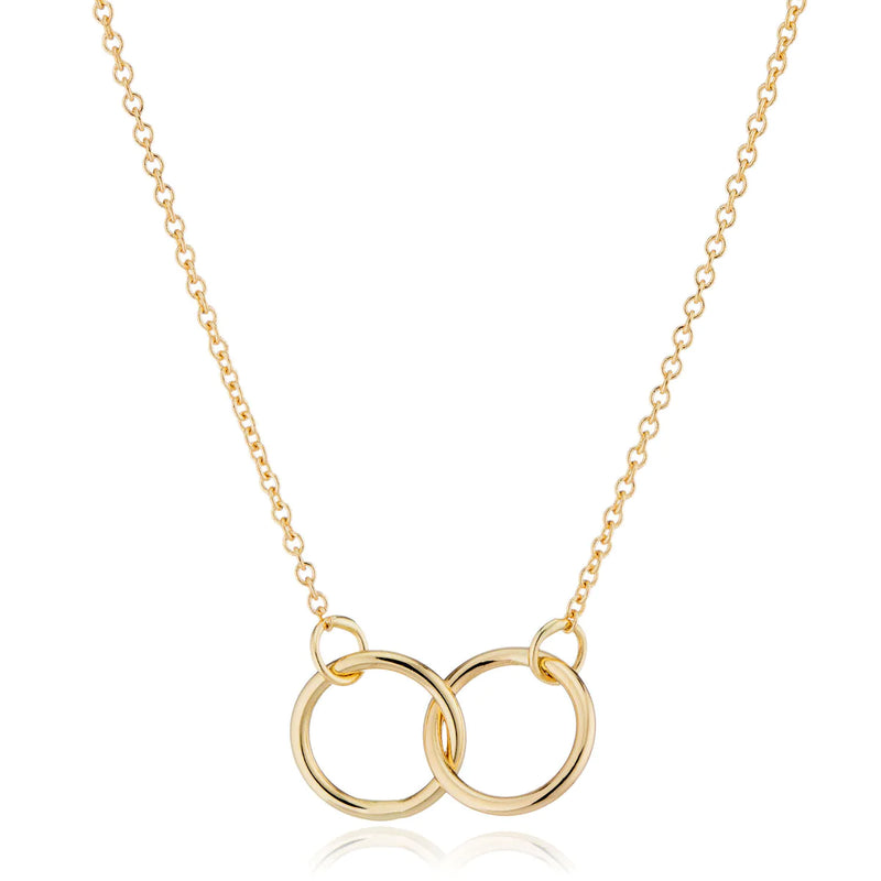 Karma Interlocking Rings Necklace